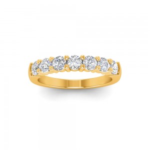 .86 Ctw Diamond Legacy 7-Stone Wedding Ring