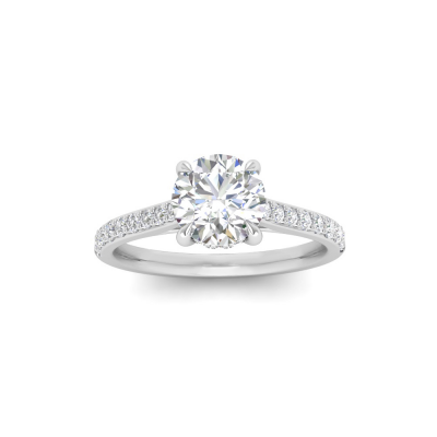 Timeless Pavé Engagement Ring Setting