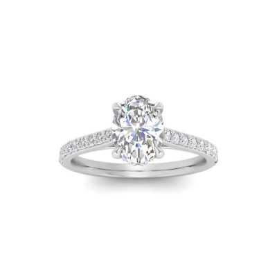 Timeless Pavé Engagement Ring Setting