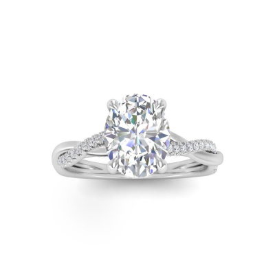 Twisted Vine Engagement Ring Setting