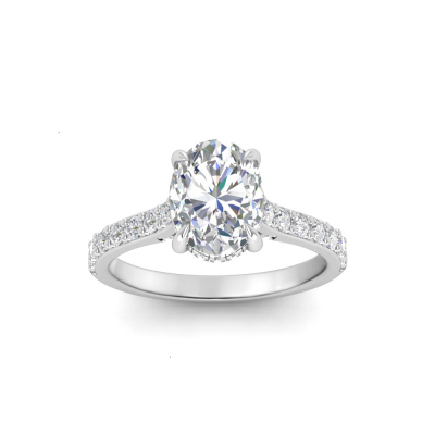 Gala Hidden Halo Engagement Ring Setting