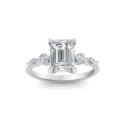 Tapered Engagement Ring Setting