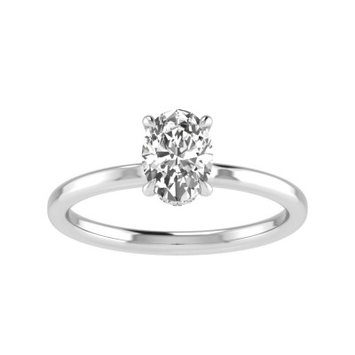 Secret Halo Solitaire Ring Setting