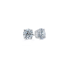 2.50 Ctw Round CZ Gold Stud Earrings