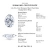 1.14 Ctw Oval Diamond East West Halo Engagement Ring