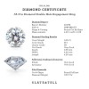 .55 Ctw Diamond Double Halo Engagement Ring