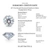 .67 Ctw Round Diamond Sunburst Halo Engagement Ring