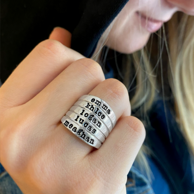 All Together Name Ring