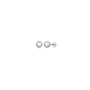 3mm Gold Ball Stud Earrings