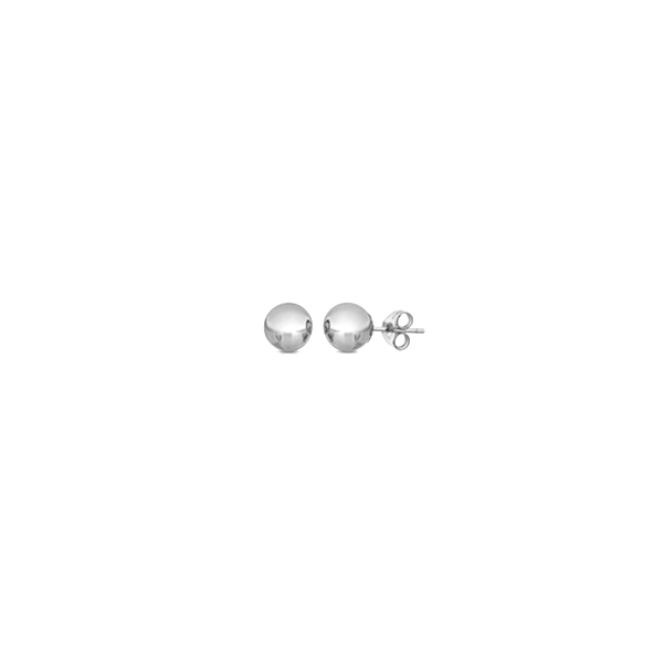 3mm Gold Ball Stud Earrings