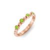 Alternating Four Birthstone Ring