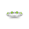Alternating Four Birthstone Ring