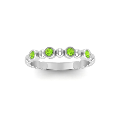 Alternating Four Birthstone Ring