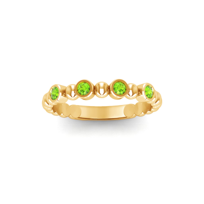 Alternating Four Birthstone Ring
