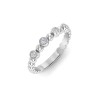 Alternating Four Diamond Ring