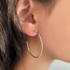 40mm Gold Thin  Hoop Earrings