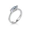 1 Ct Round Colorless Lab Diamond Skye Pave Engagement Ring