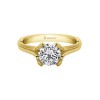1.5 Ct Round Colorless Lab Diamond Oronsay Solitaire Engagement Ring