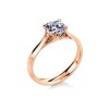 1 Ct Round Colorless Lab Diamond Westray Solitaire Engagement Ring