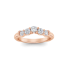Luxe Prong Set Curved Band