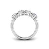 Four Stone Lab Diamond Luxe Half Eternity Wedding Band