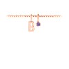 Birthstone Initial Necklace