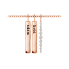 Diamond Grow Together Name Necklace