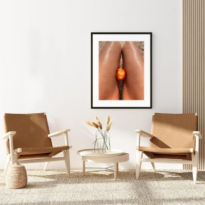 Peach – Framed Wall Art