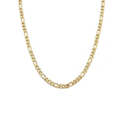Silver Figaro Necklace