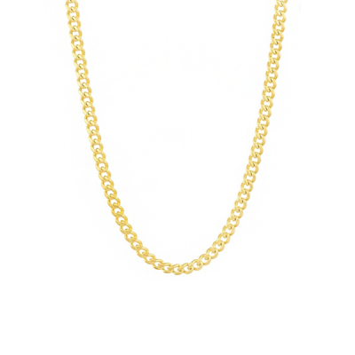 Silver Micro Cuban Necklace