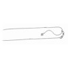 White Gold Adjustable Cable Chain