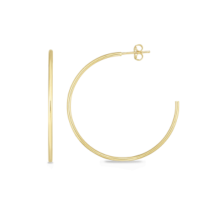 40mm Gold Thin  Hoop Earrings