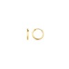 10mm Gold Endless Hoop Earrings