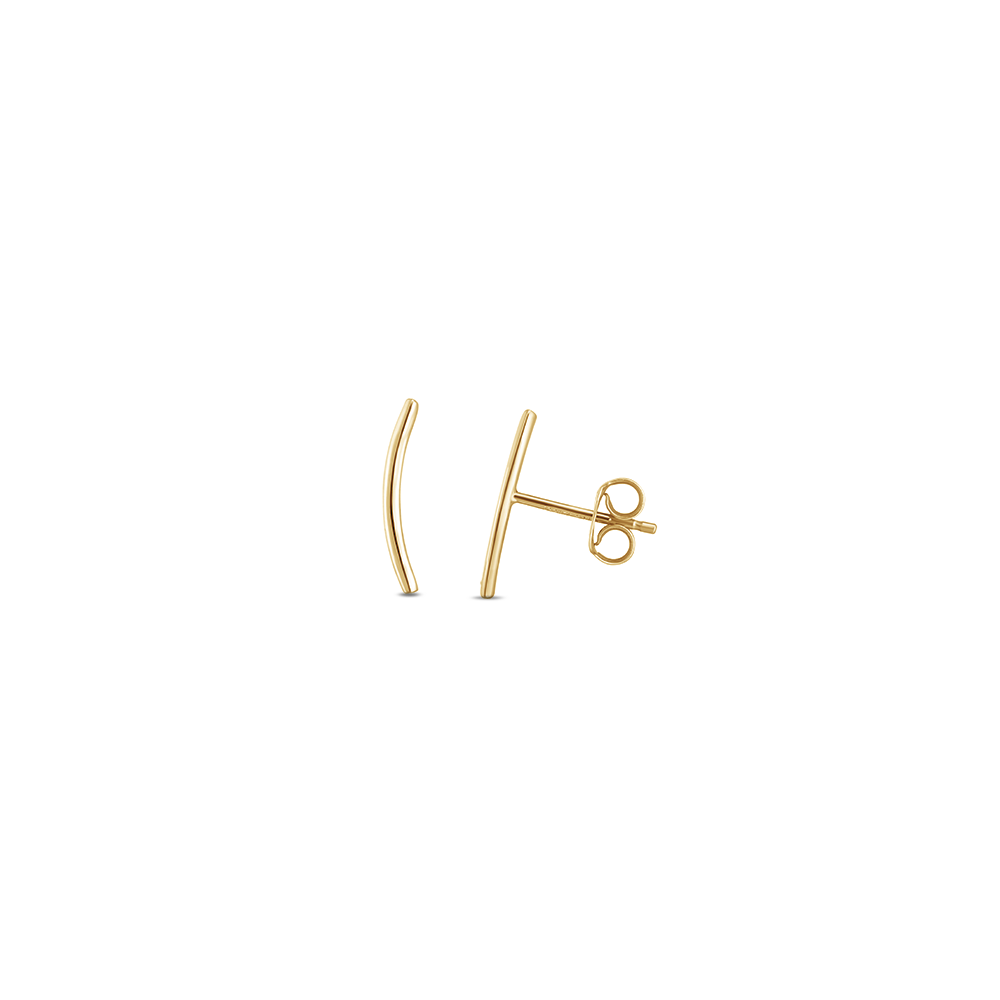 Gold Thin Bar Ear Climber