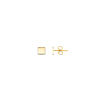 Gold Square Stud Earrings