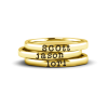 Eternity Personalized Ring Stack