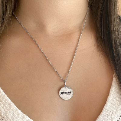 Large Personalized Round Charm