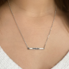 Horizontal Bar Name Necklace