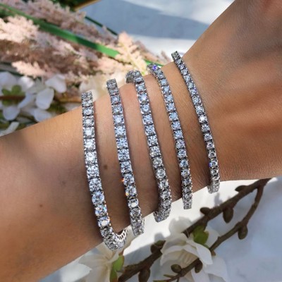 7 Ctw Moissanite Tennis Bracelet
