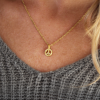 Pavé Peace Sign Charm