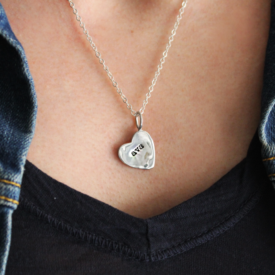 Medium Personalized Heart Charm