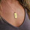 Personalized Medium Rectangle Charm