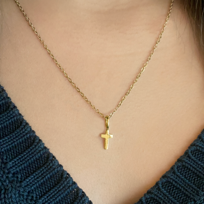 Mini Cross Charm