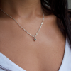 Birthstone Bezel Charm - October (Pink Tourmaline)