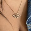 Pavé Letter Charm C