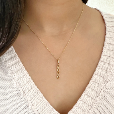 Intertwined Bar Pendant