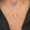 Channel Set Baguette Lab Diamond Birthstone Bead Charm