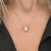 Pav?Tourmaline Birthstone Bead Charm