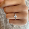 .75 Ct Oval Diamond Solitaire Engagement Ring