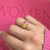 4 Ctw Double Pear Birthstone Toi et Moi Two Stone Ring